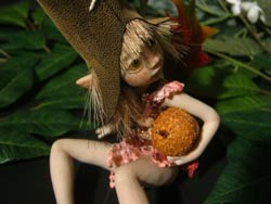 Ooak Baby Fairie Pixie Misha and the Acorn